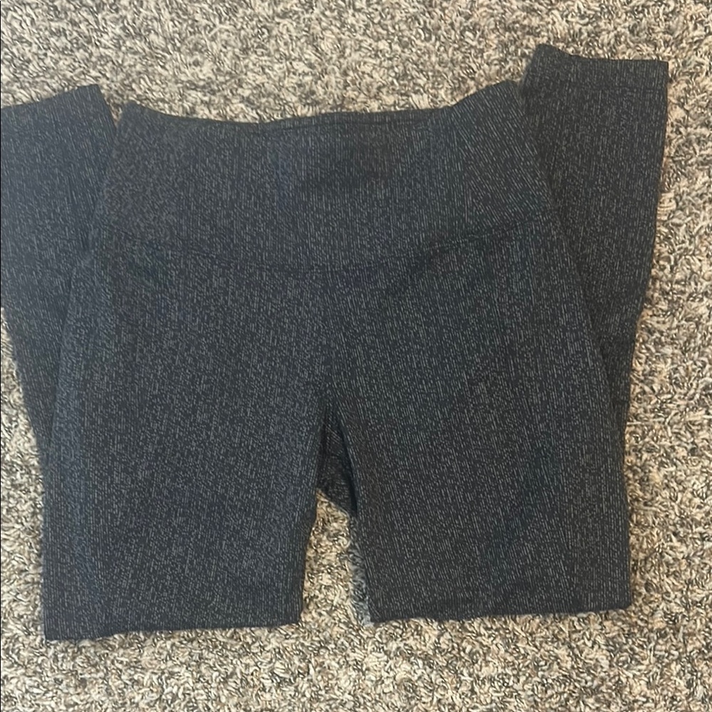 Athletes Black and Gray Leggings